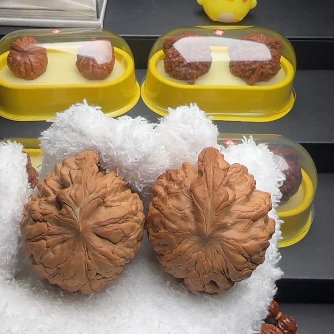 把件文玩核桃龙鼎一帆风顺全品52