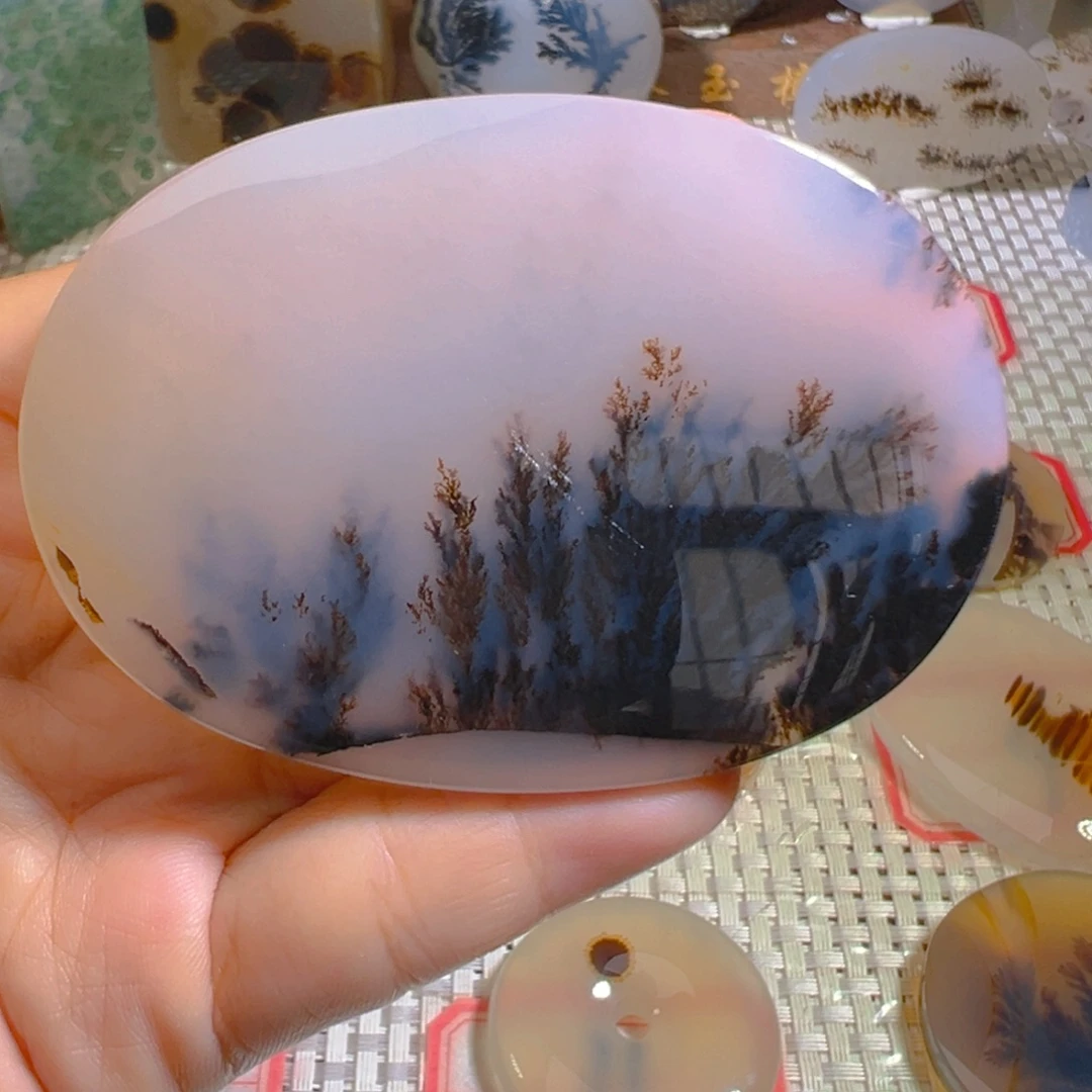 玛瑙/玉髓未镶嵌颈饰