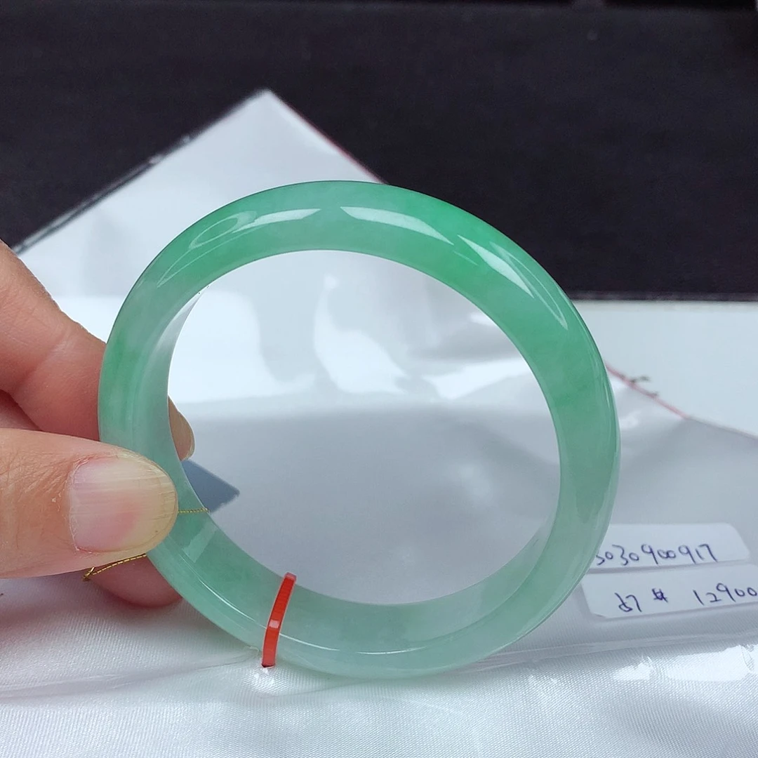 未镶嵌手镯翡翠57圈0917