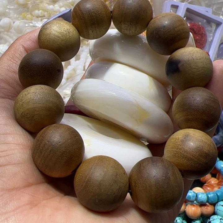 大果紫檀（缅甸花梨）拆大平安扣微瑕