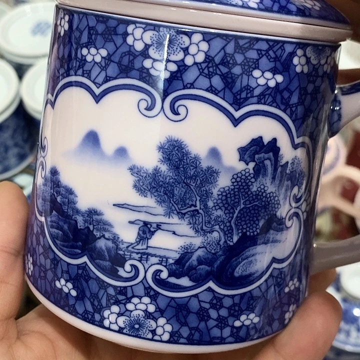 陶摆件景德镇陶瓷主人杯1333