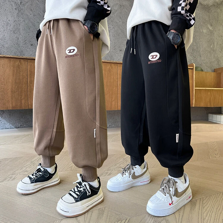 儿童装男童裤子春秋款2025新款春装中大童运动春季男孩卫裤长裤潮