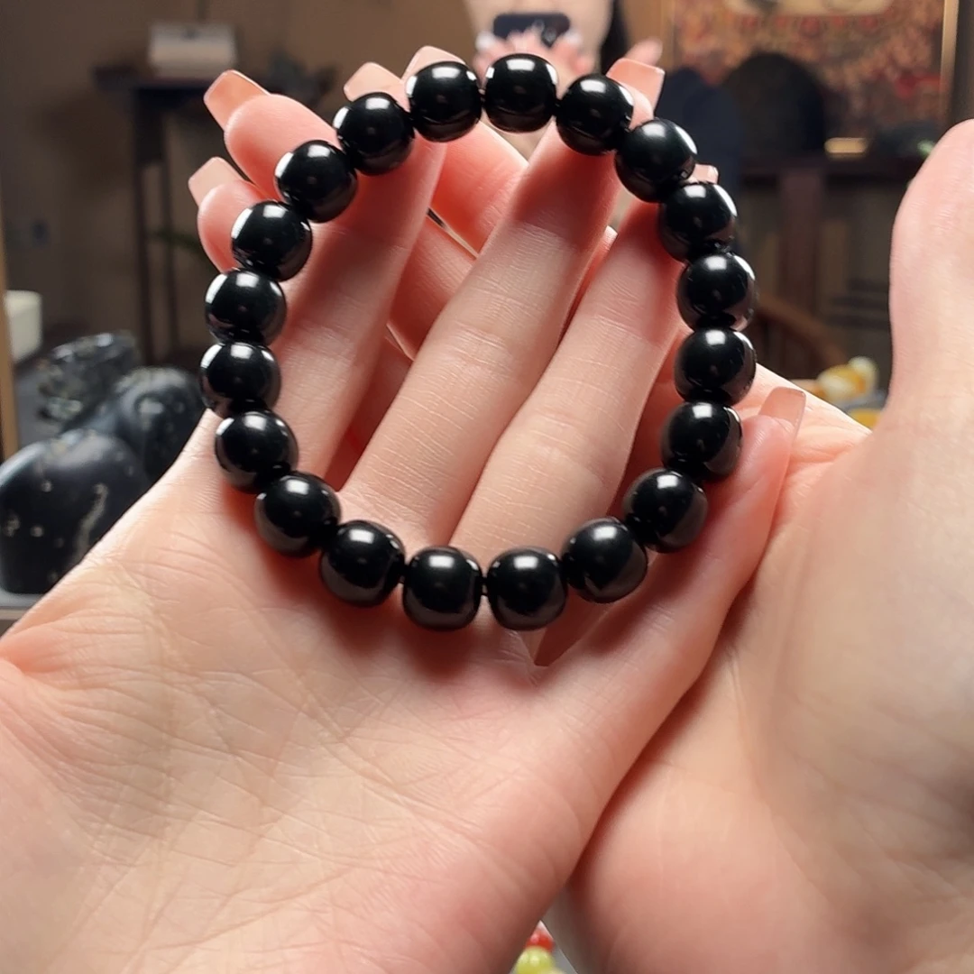 k***d和田玉未镶嵌手串黑青卡10.11老型