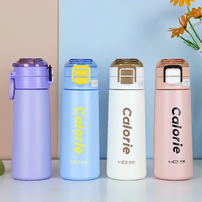 学生保温杯316不锈钢水杯一盖两用便携弹扣吸管高颜值水杯子A