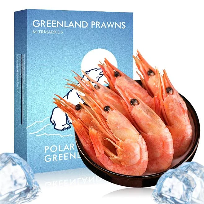 北极甜虾头籽腹籽混发4斤（介意黑头勿拍）包邮