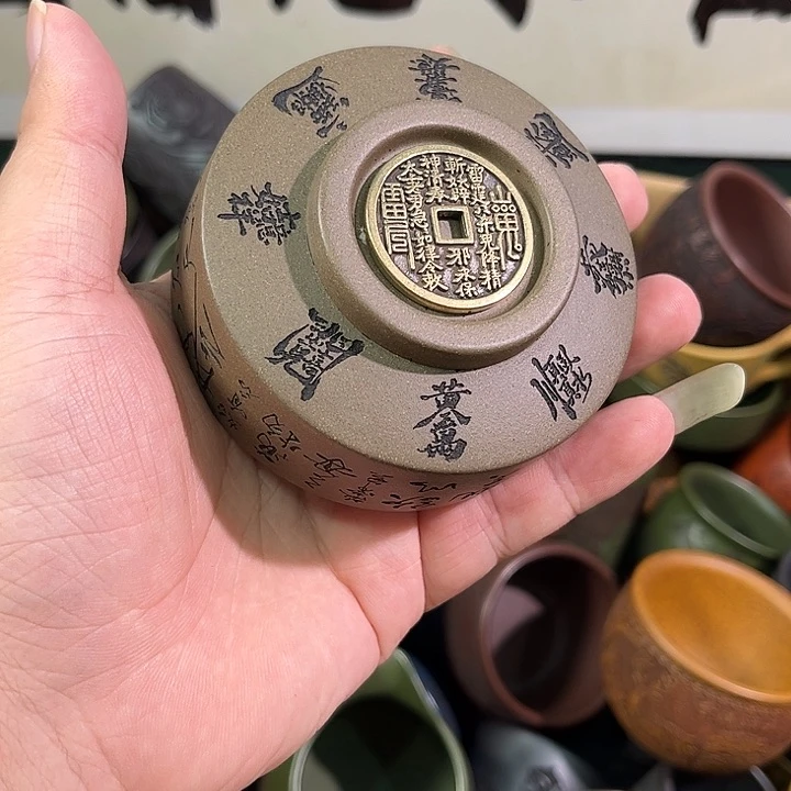 茶杯紫砂全手工紫砂主人杯