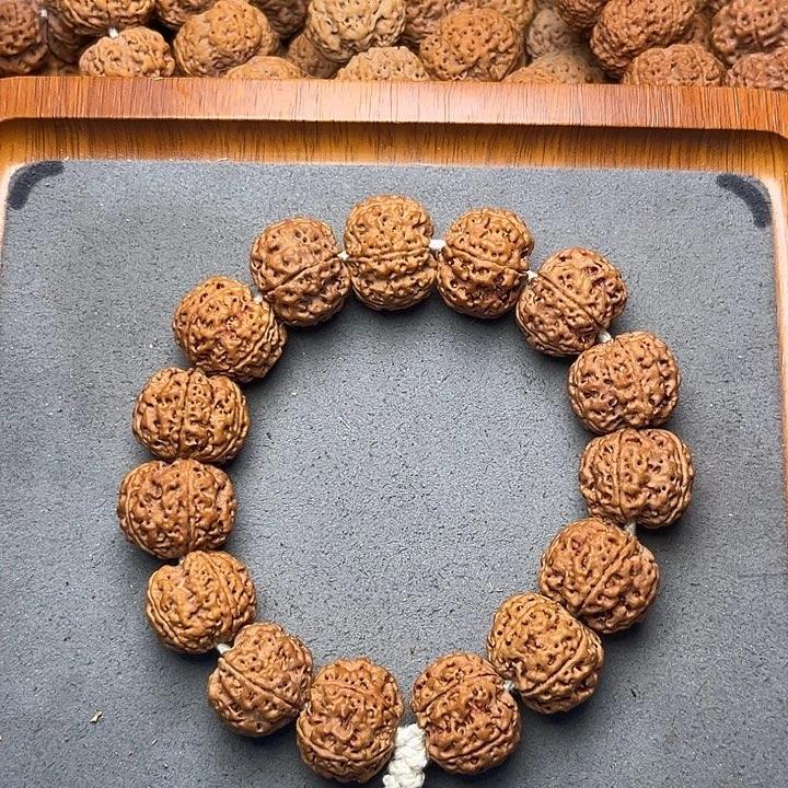 龙脊菩提手串32号金刚菩提蜂窝梅花21