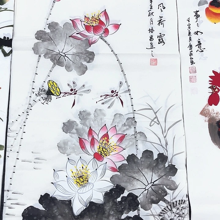 她家都是手绘作品