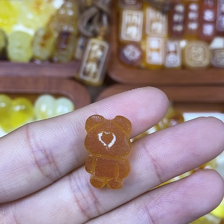 吊坠橄榄核小熊45