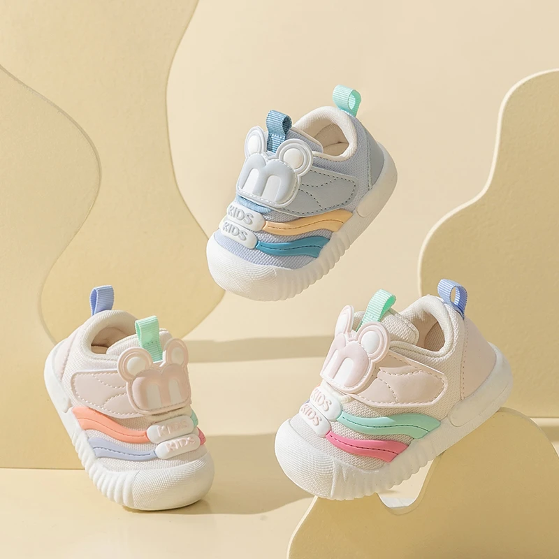 Ginofu机能鞋童鞋婴幼儿学步鞋学步鞋防滑春秋婴幼儿男女透气运动