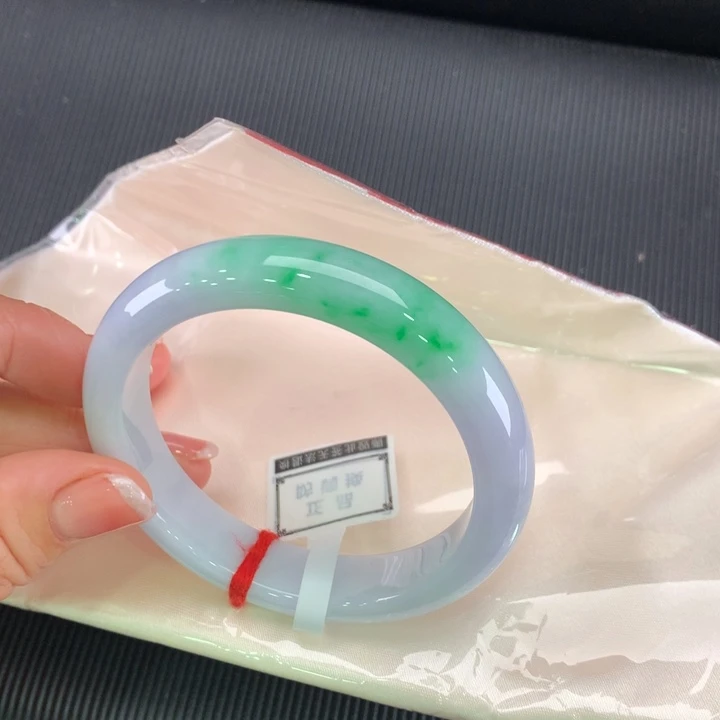 未镶嵌手镯翡翠正圈56