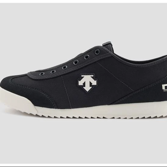 DESCENTE迪桑特男款CHRON TEMPO运动休闲鞋帆布鞋D5231LSN25-BK