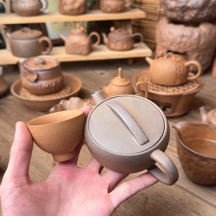 原矿老岩泥茶器系列