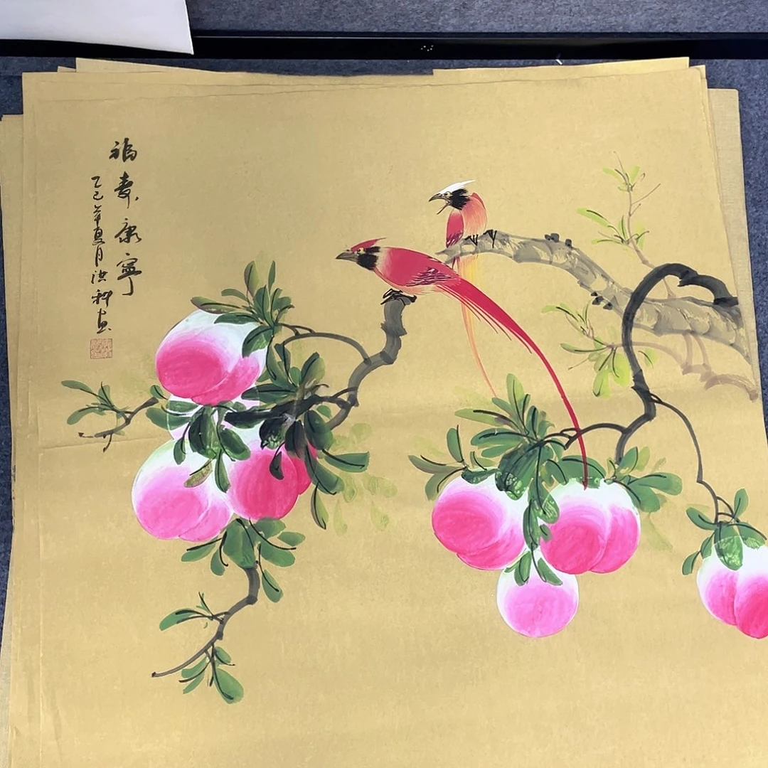 国画作品小姐姐放漏…