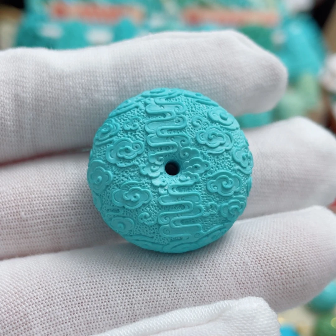 绿松石银S925镶嵌珠宝奇石