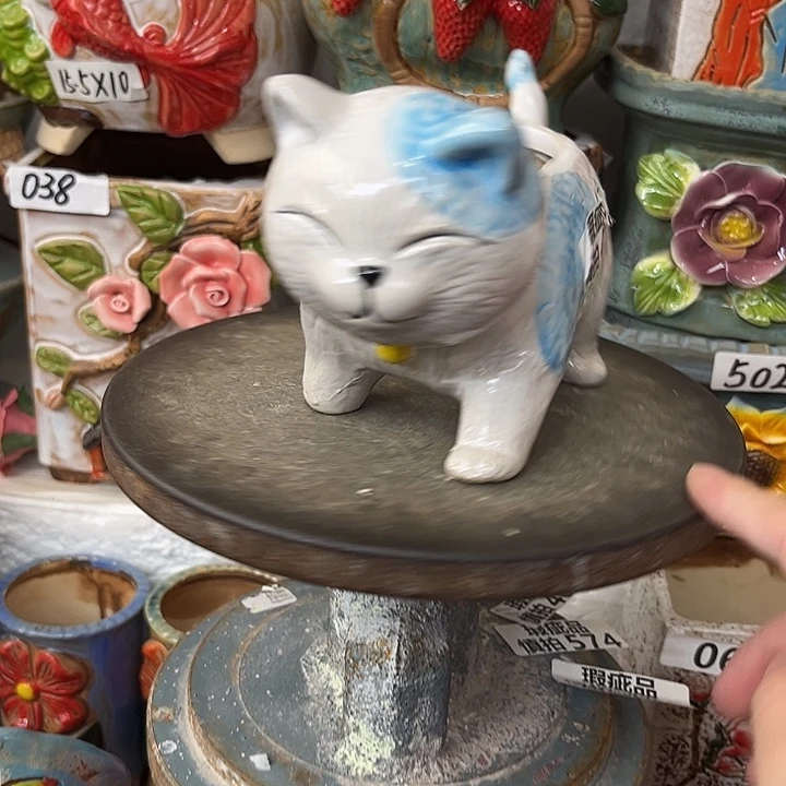 粗陶材质多肉花盆