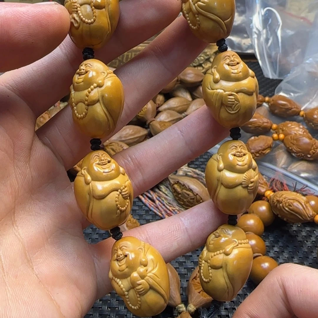 手串/手链橄榄核光背弥勒