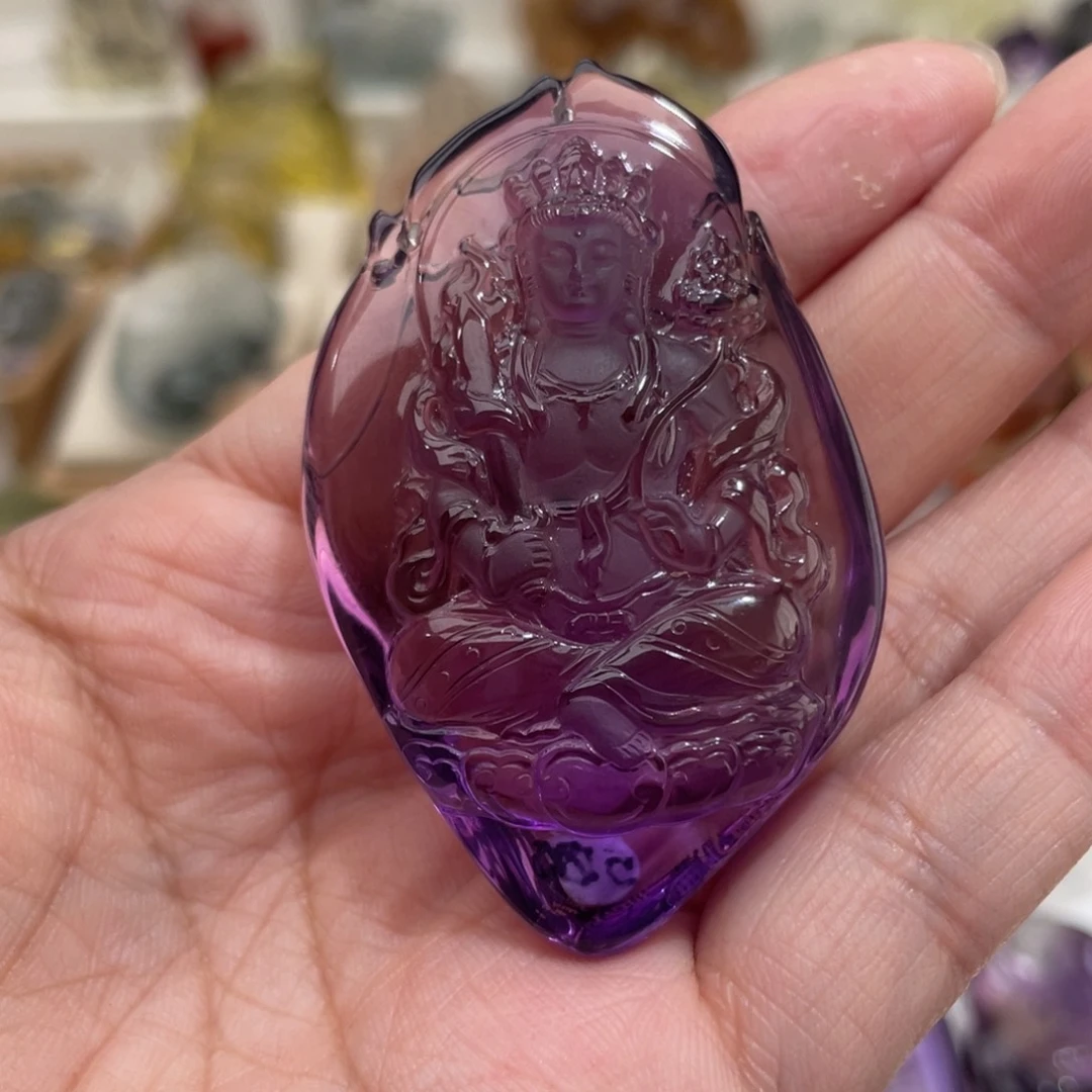 水晶颈饰未镶嵌森*晔定制