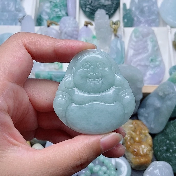 翡翠未镶嵌吊坠(不含链)翡翠