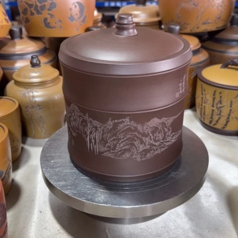 紫砂茶叶罐。。。。。。。。