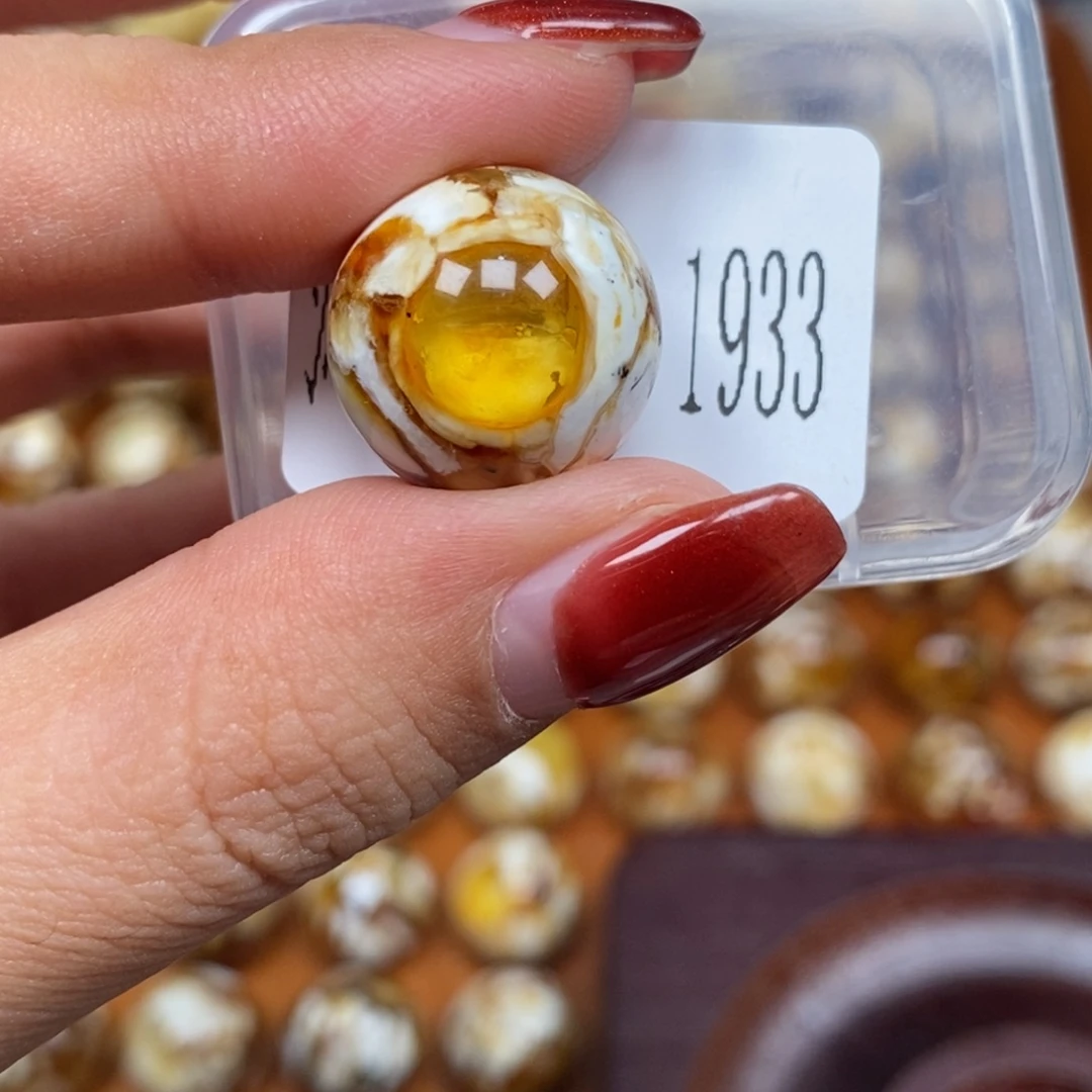 把件猴头核桃沁色圆珠老型1933