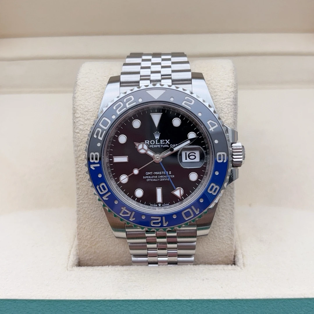 99新 Rolex/劳力士 格林尼治126710国米圈自动机械手表时尚设计
