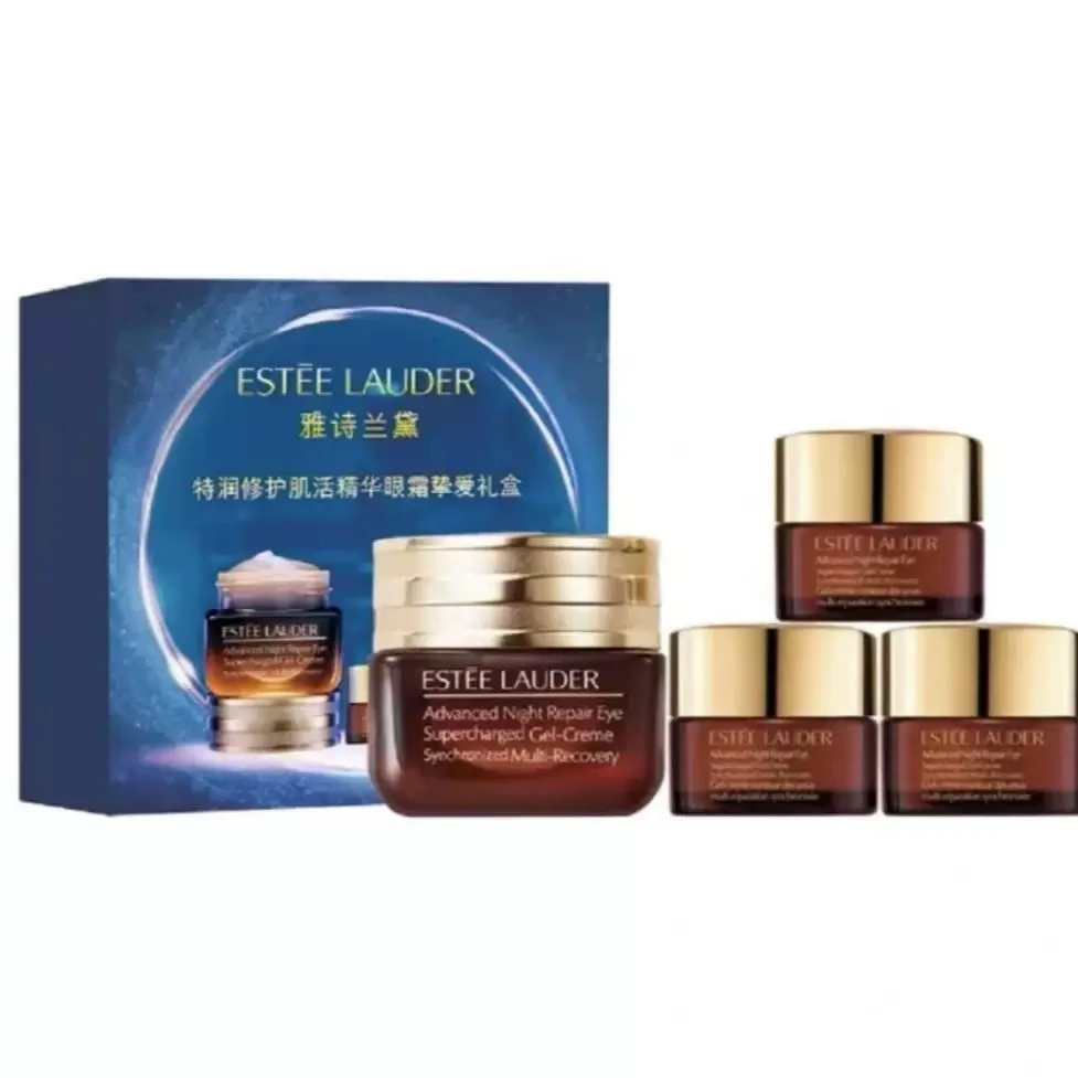 雅诗兰黛第五代小棕瓶精华眼霜15ml+5ml*3 修护淡纹补水保湿