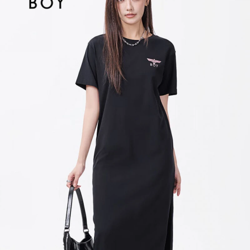BOY LONDON女款时尚潮流百搭通勤针织连衣裙W17010