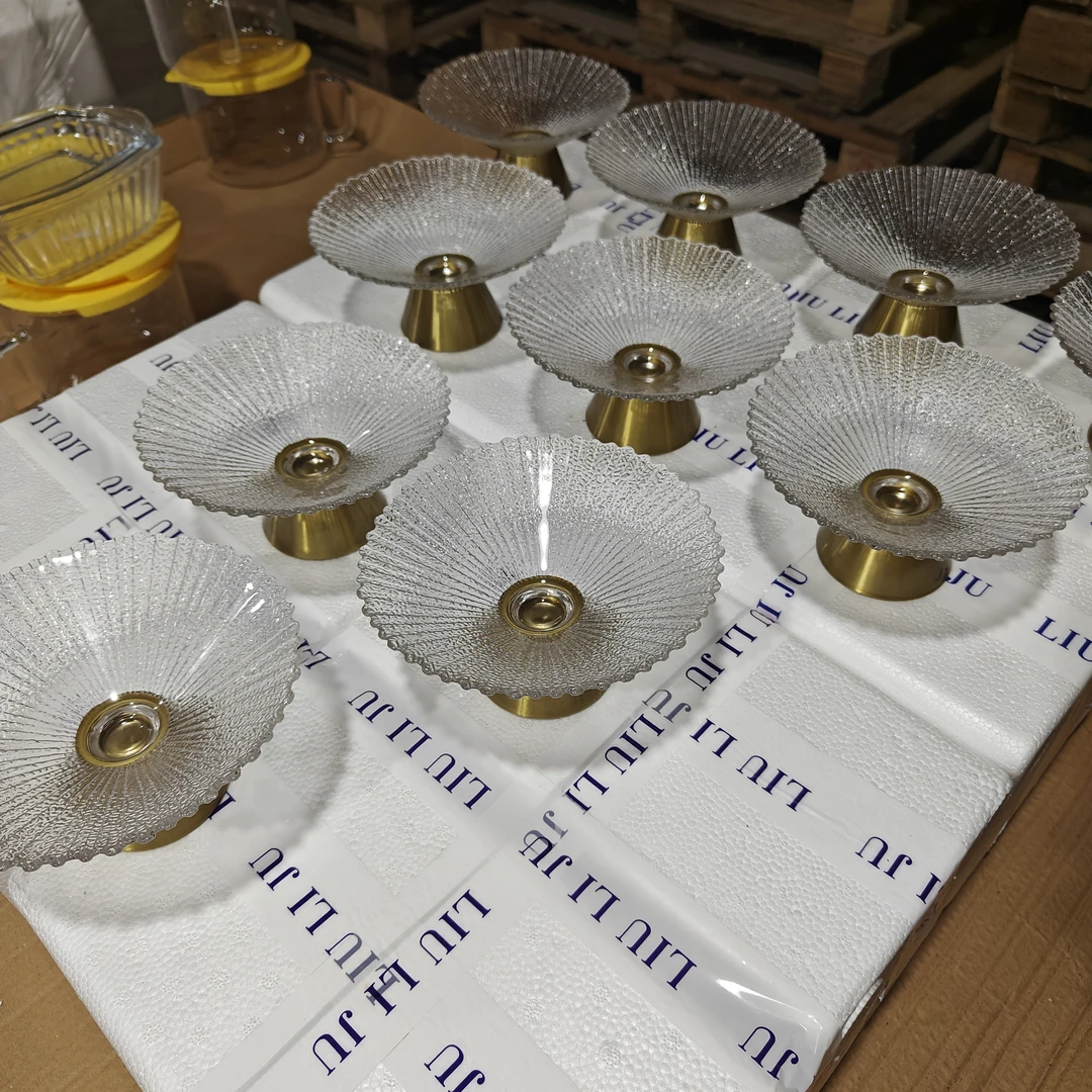 烟花果斗/上玻下铜15cm/单支装