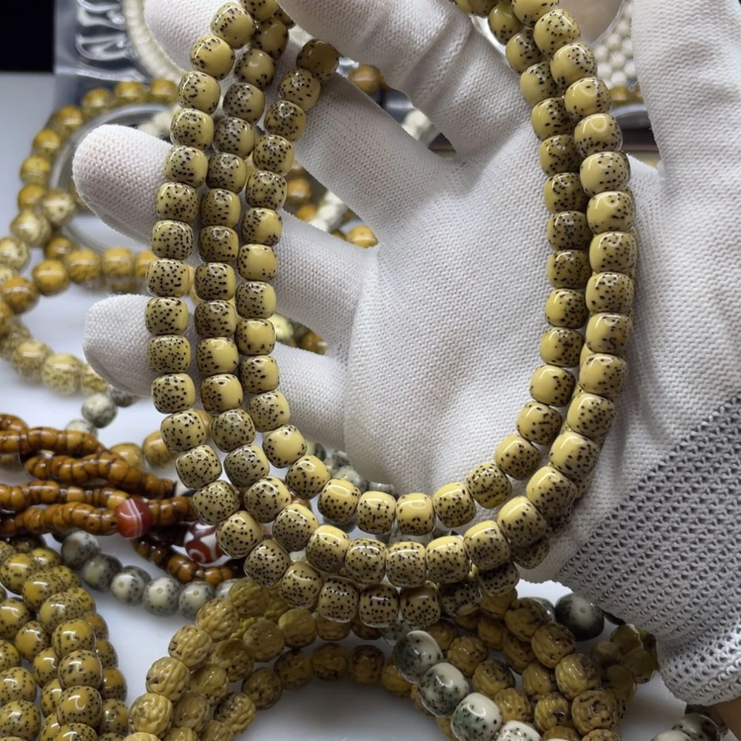 星月菩提吊坠8绿背河豚108