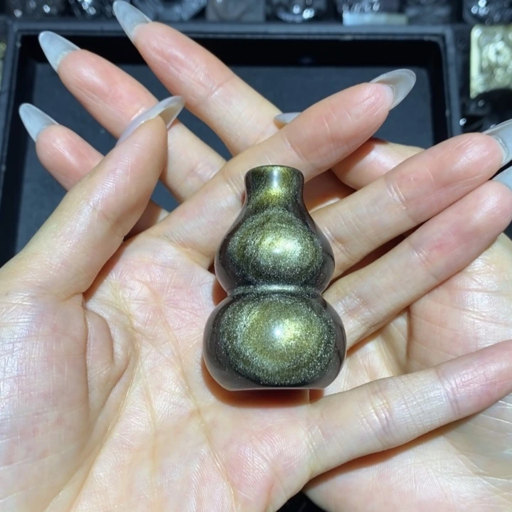 黑曜岩珠宝奇石未镶嵌W****7