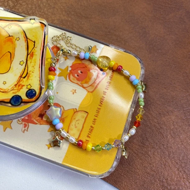 合成金属玻璃手链 029