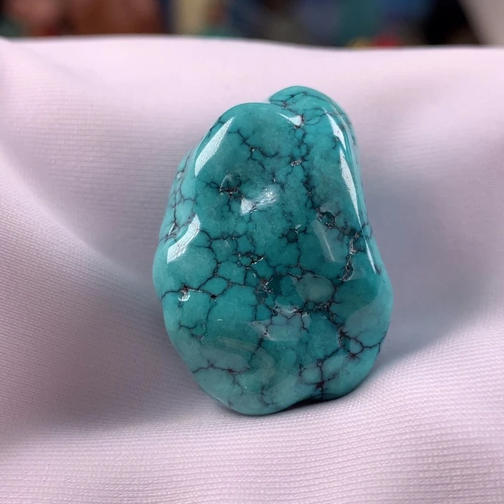 未镶嵌绿松石珠宝奇石19x29x13.7mm