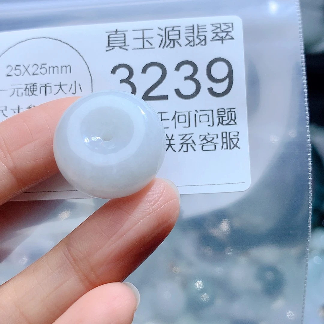 翡翠颈饰未镶嵌3239。