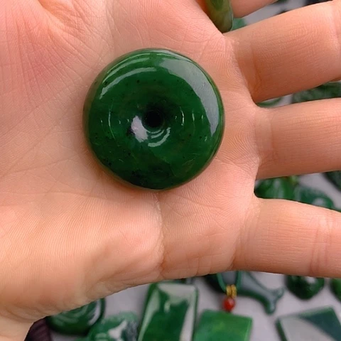 未镶嵌和田玉挂件用****1平安扣