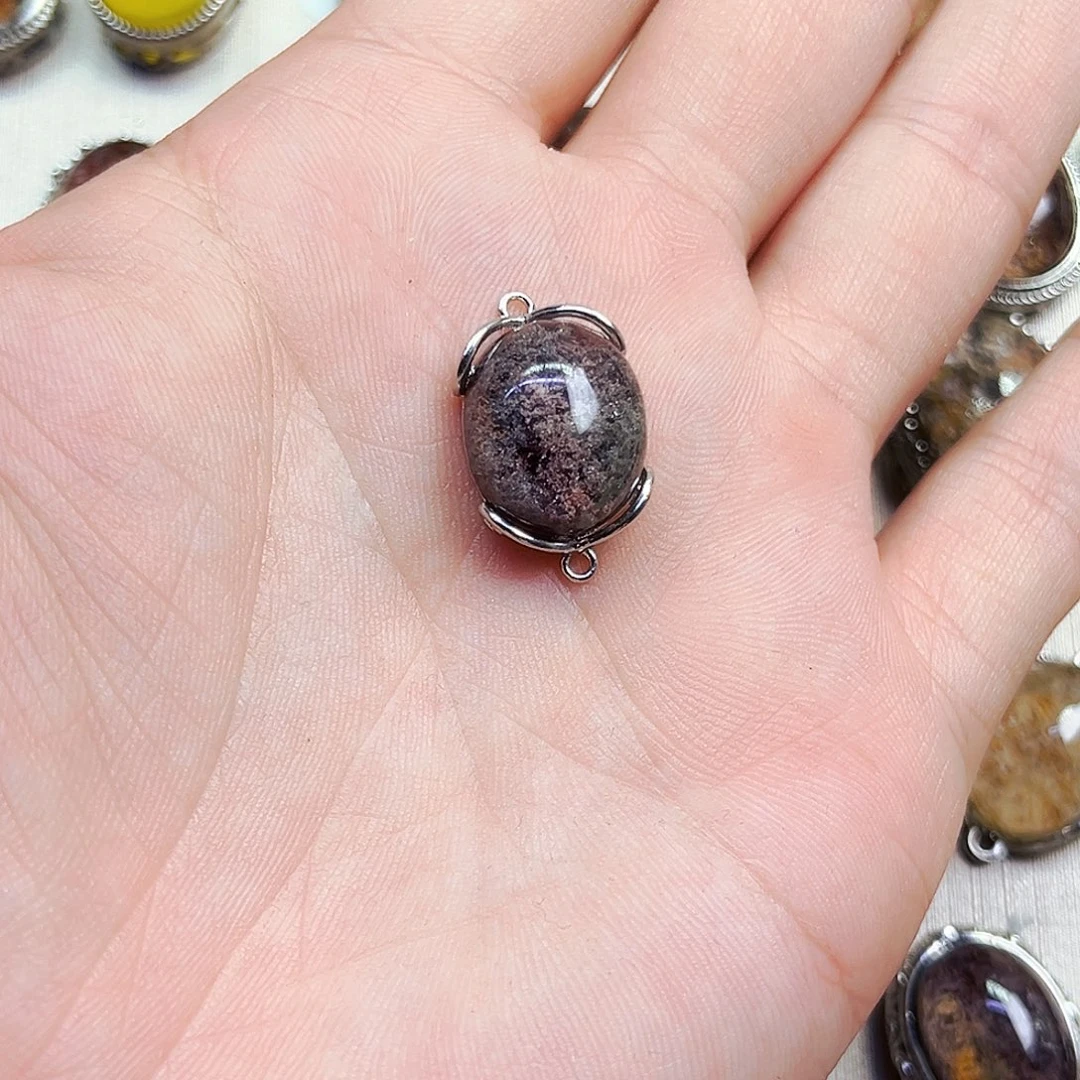 水晶戒指银S800镀金镶嵌?**拿