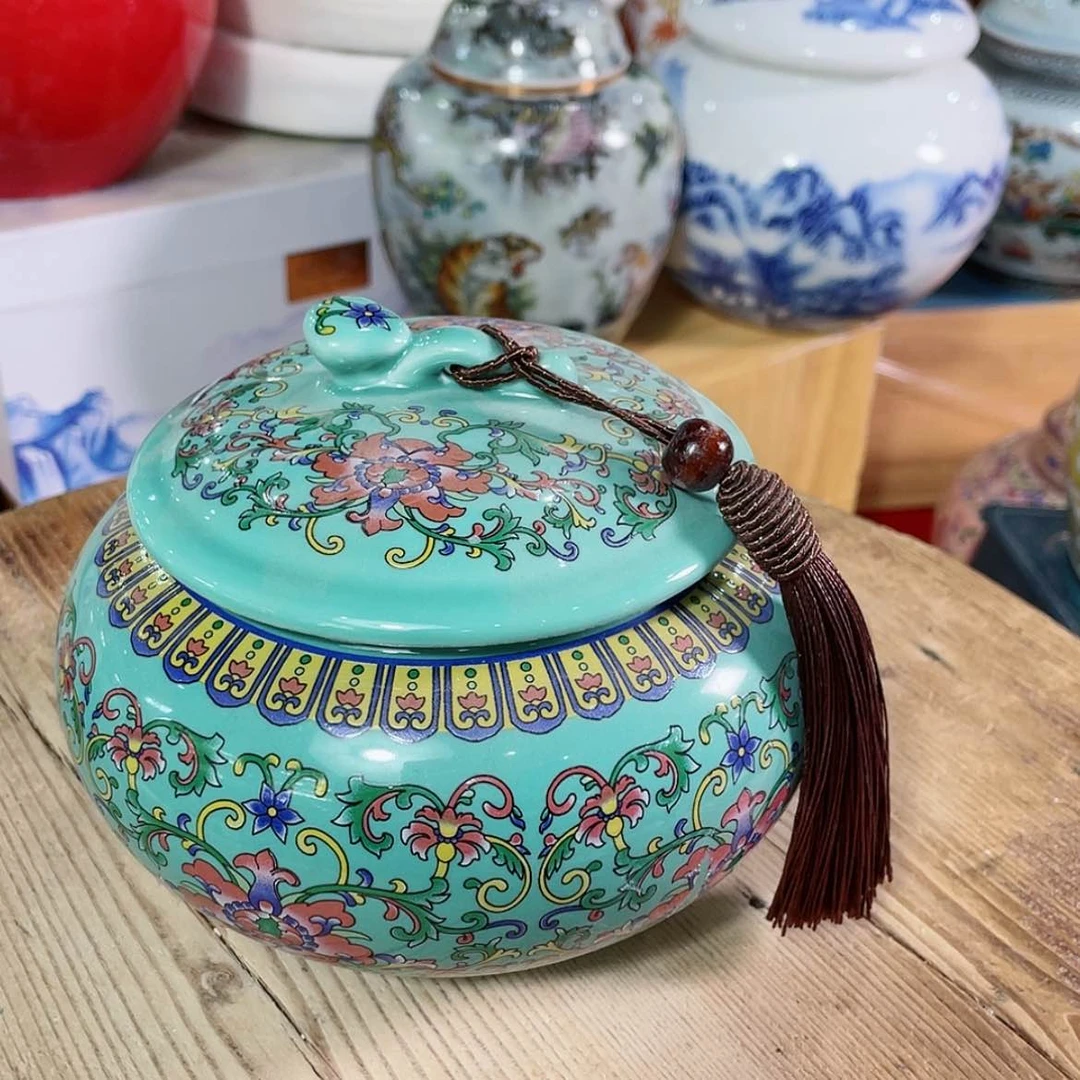 【闪购商品】罐陶瓷茶叶罐密封罐