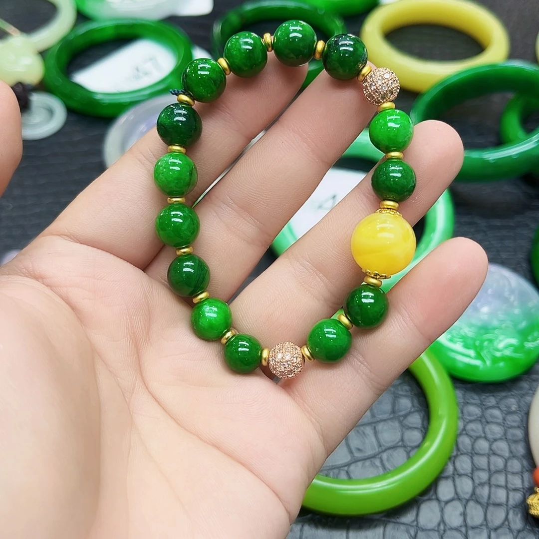 翡翠手镯未镶嵌手链