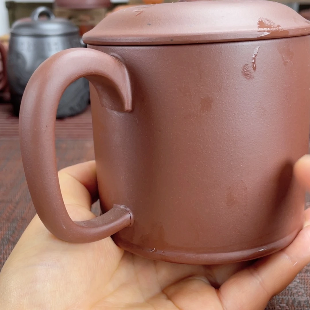 【闪购商品】茶杯紫砂宜兴原矿紫砂盖杯微瑕