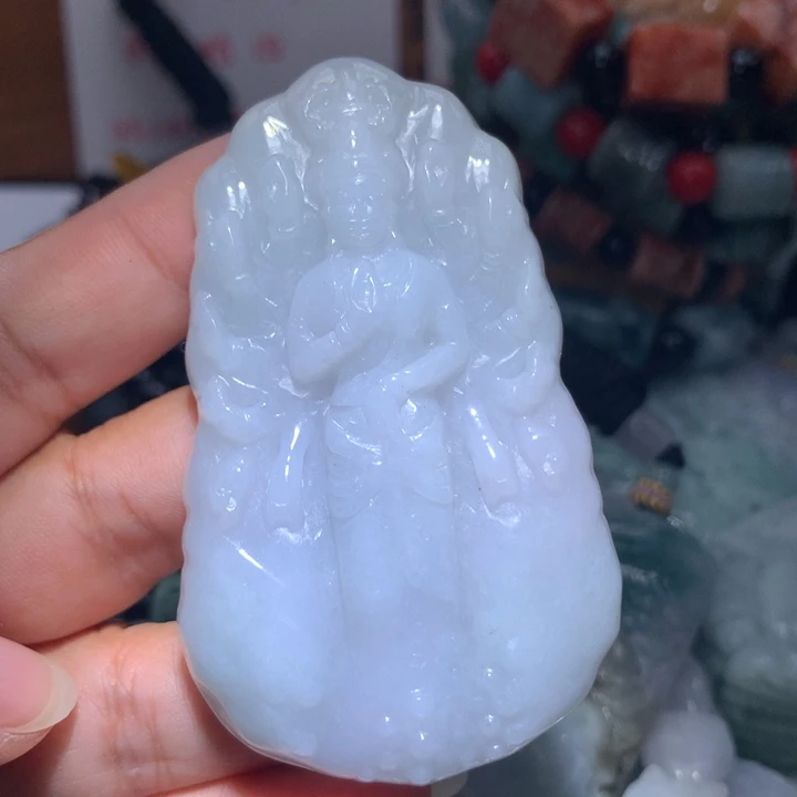 颈饰未镶嵌翡翠保真天然A货翡翠