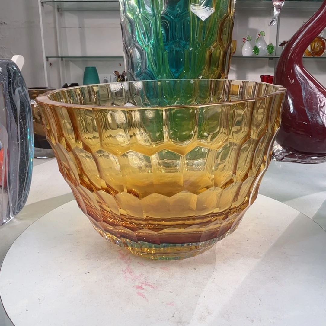 14 高轻奢琉璃花器福利正常手工痕迹