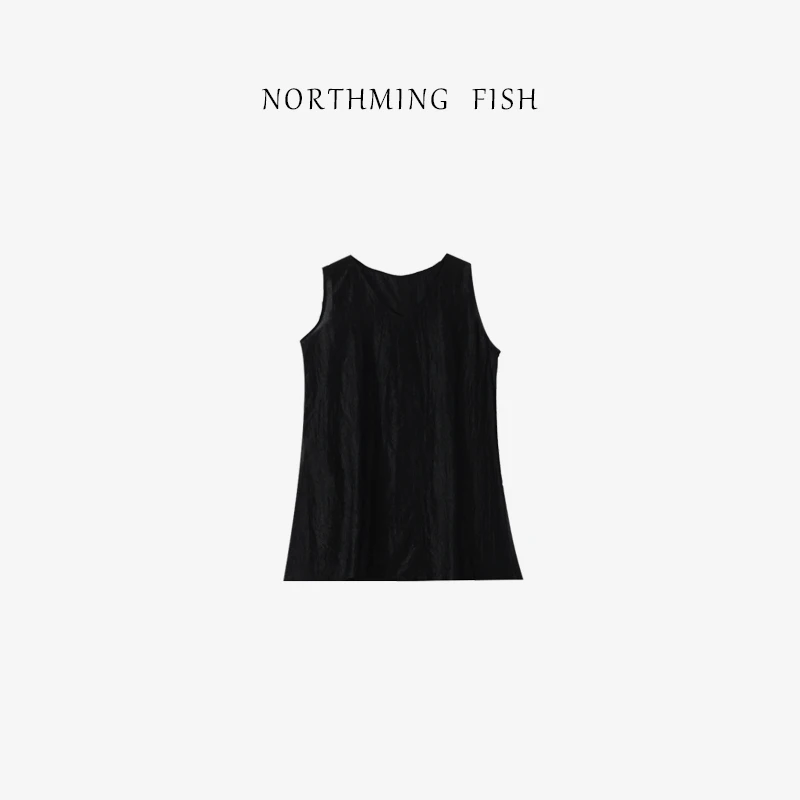 NorthMing fish「极简课代表」row系简约低调 重磅醋酸马甲背心