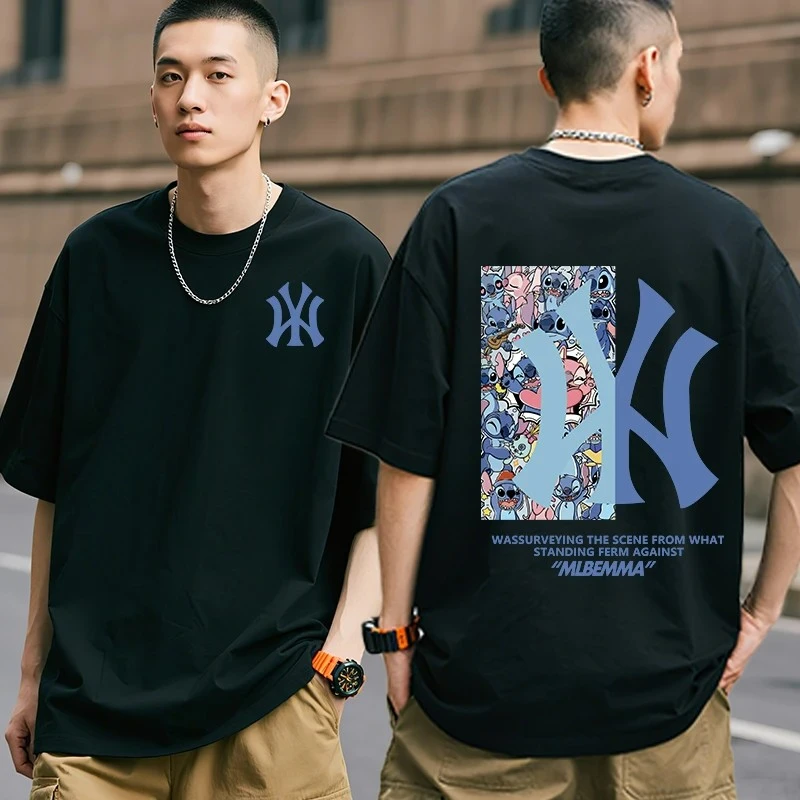 37【一折粉丝福利】潮牌男女同款圆领百搭T恤