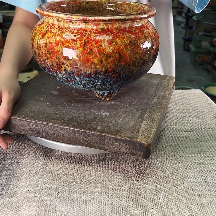 泳坤堂石湾盆陶瓷