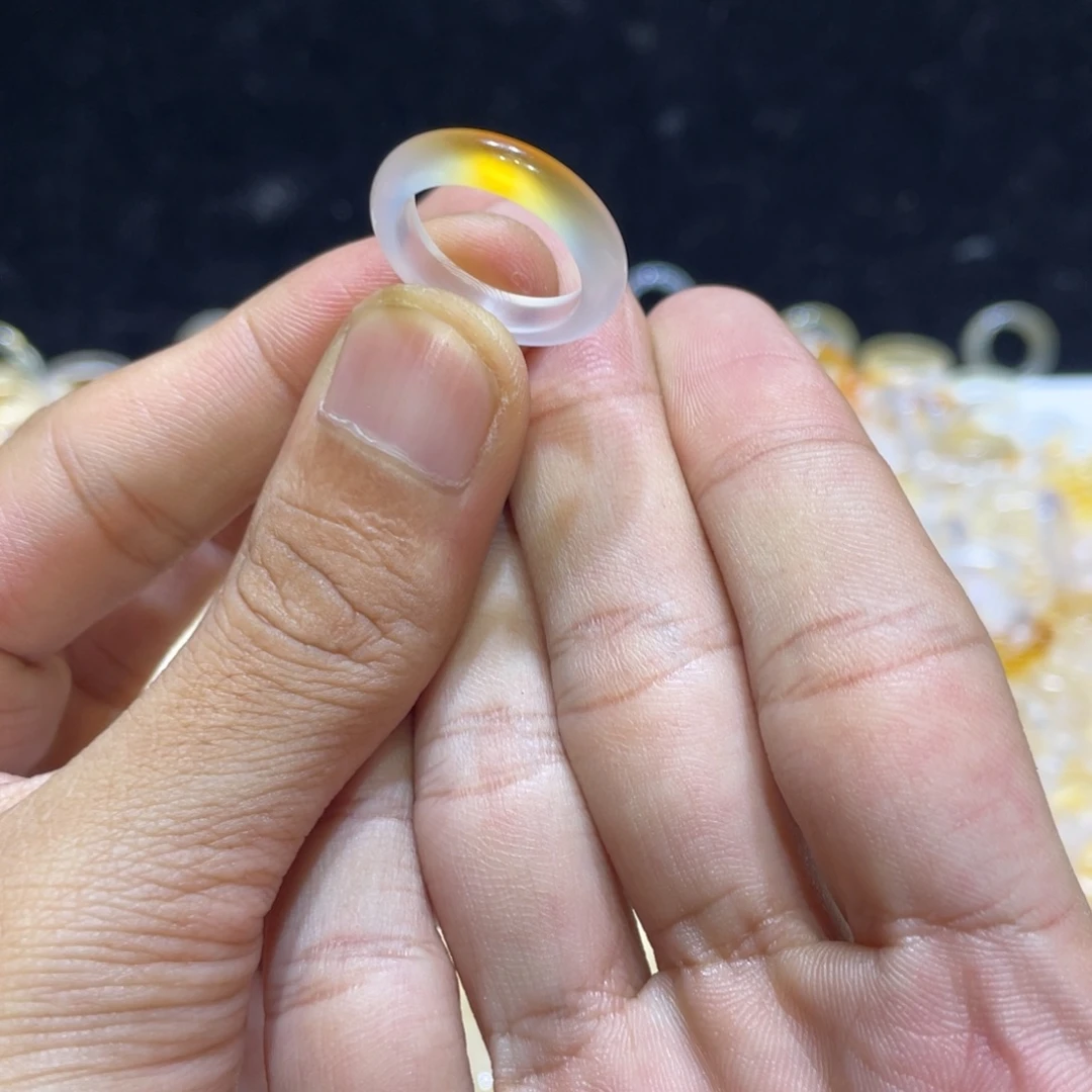 玛瑙/玉髓合金戒指69号港12