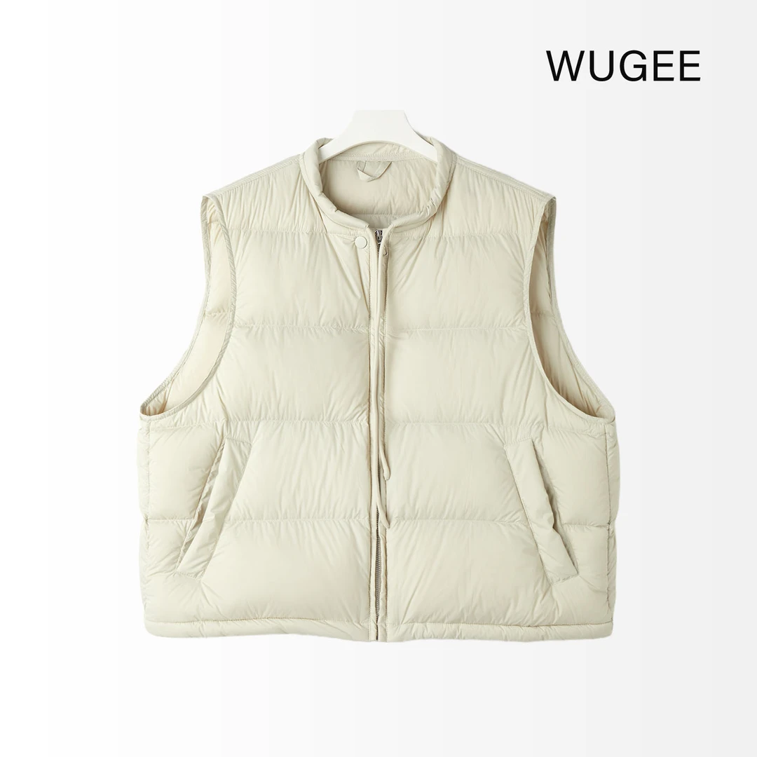 【WUGEE】短款时尚休闲百搭轻薄保暖秋冬冬季马甲