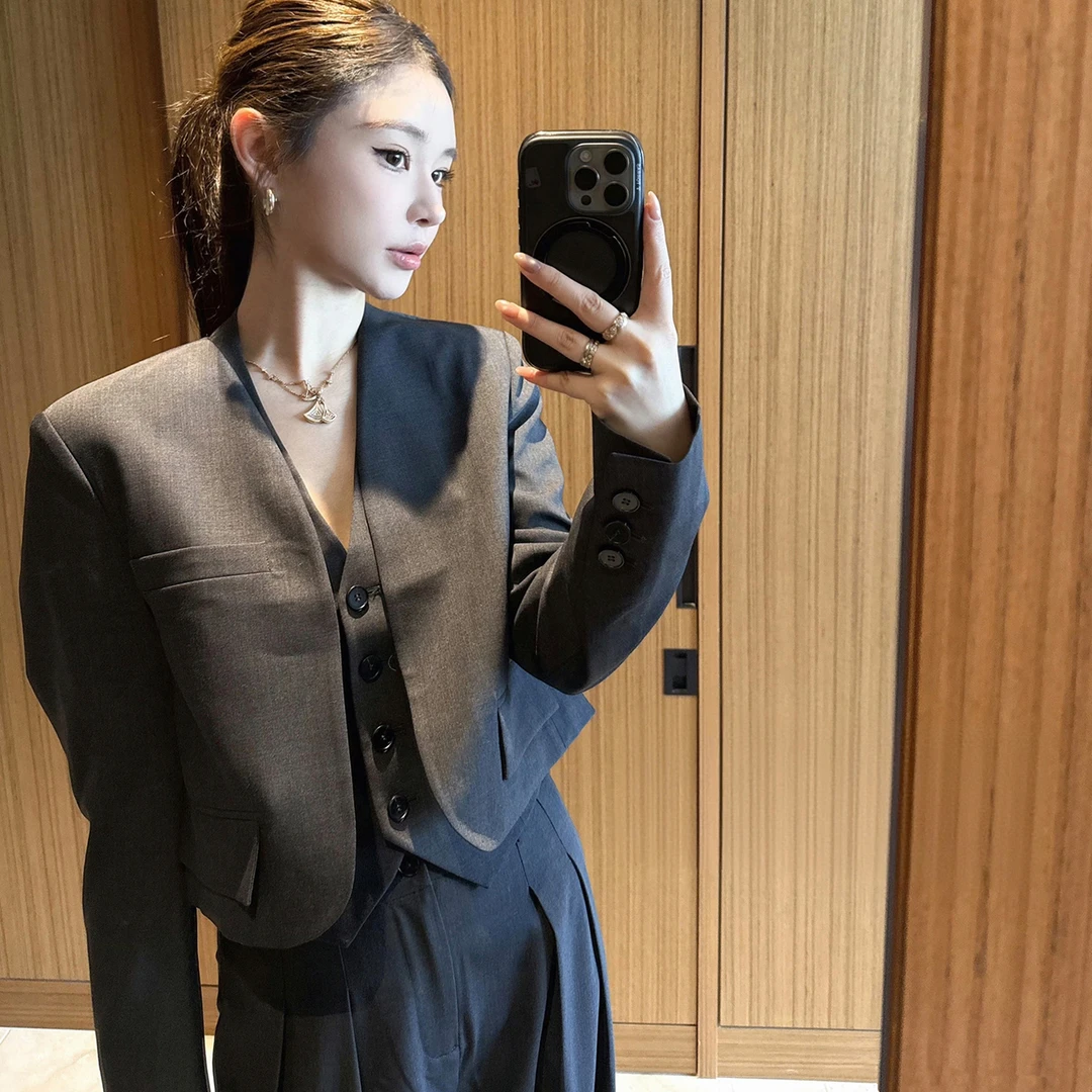 "智性精英"职场女BOSS～50精纺羊毛高智感时尚套装