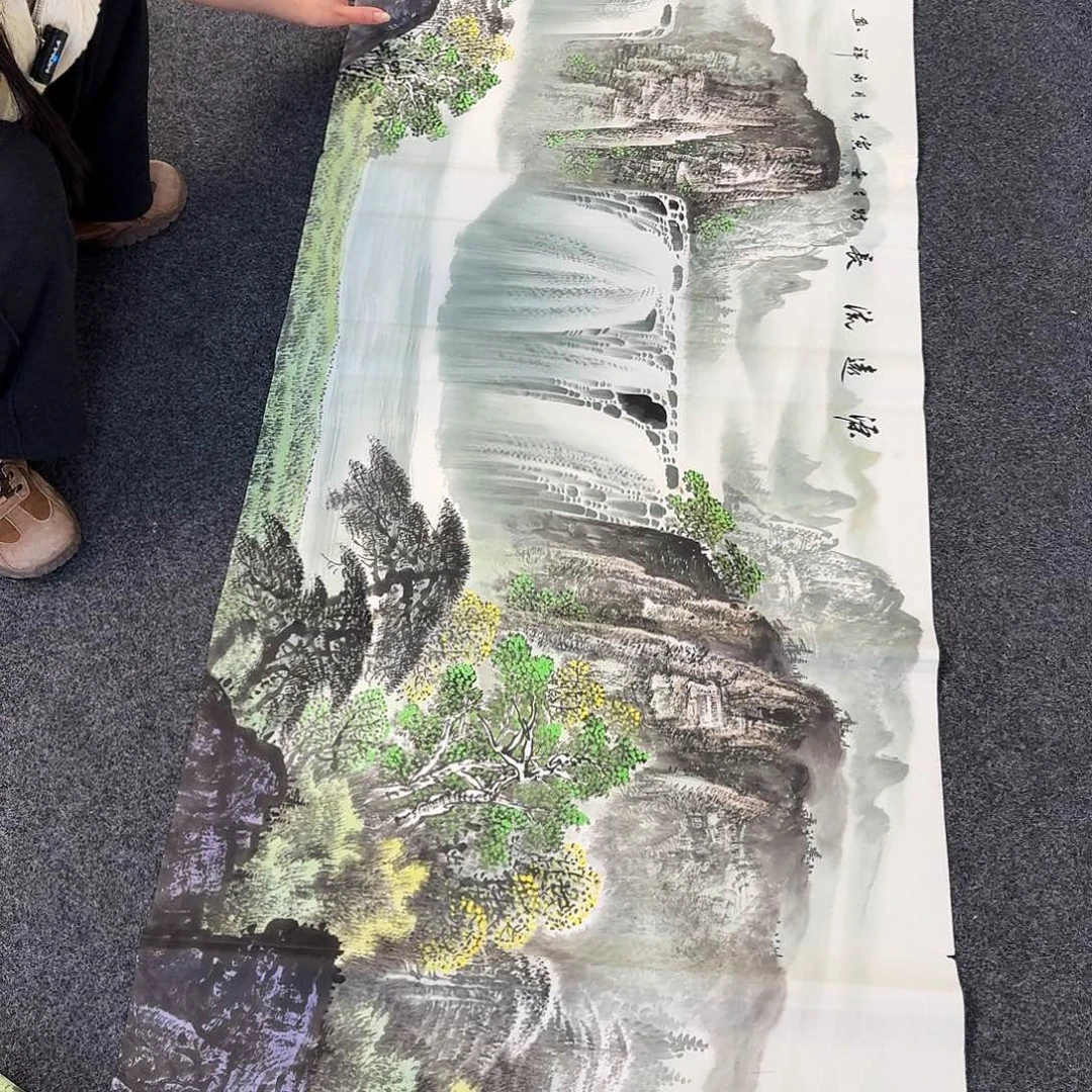 纯手绘国画作品好看