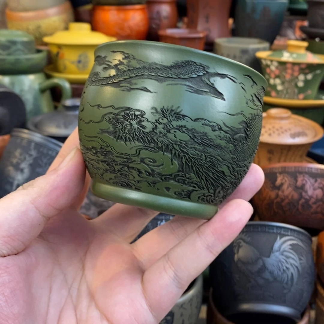 紫砂公道杯宜兴全手工紫砂杯