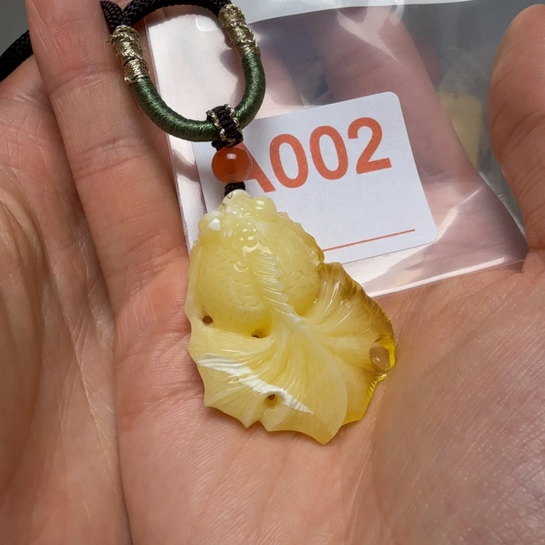 妖***❥琥珀未镶嵌颈饰琥珀蜜蜡吊坠项链